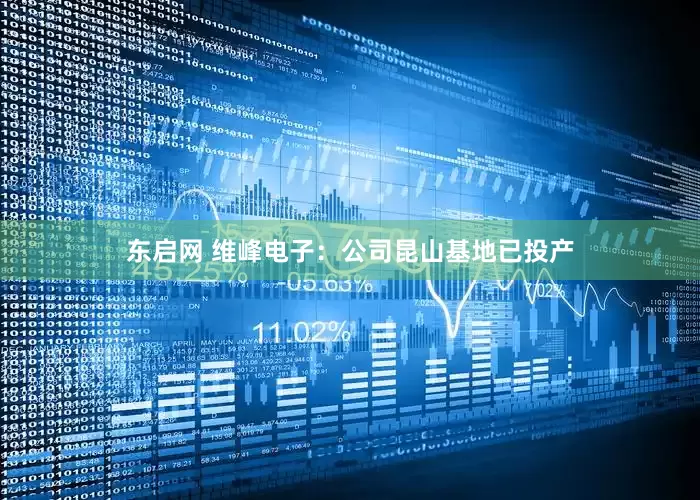 东启网 维峰电子：公司昆山基地已投产